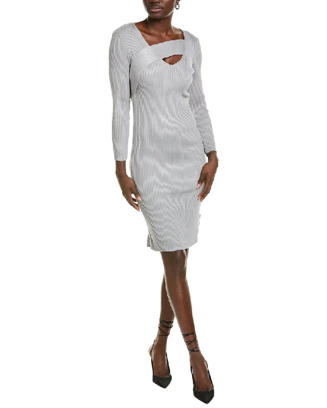 Stock Clearance Madison Miles   Rib Sweaterdress