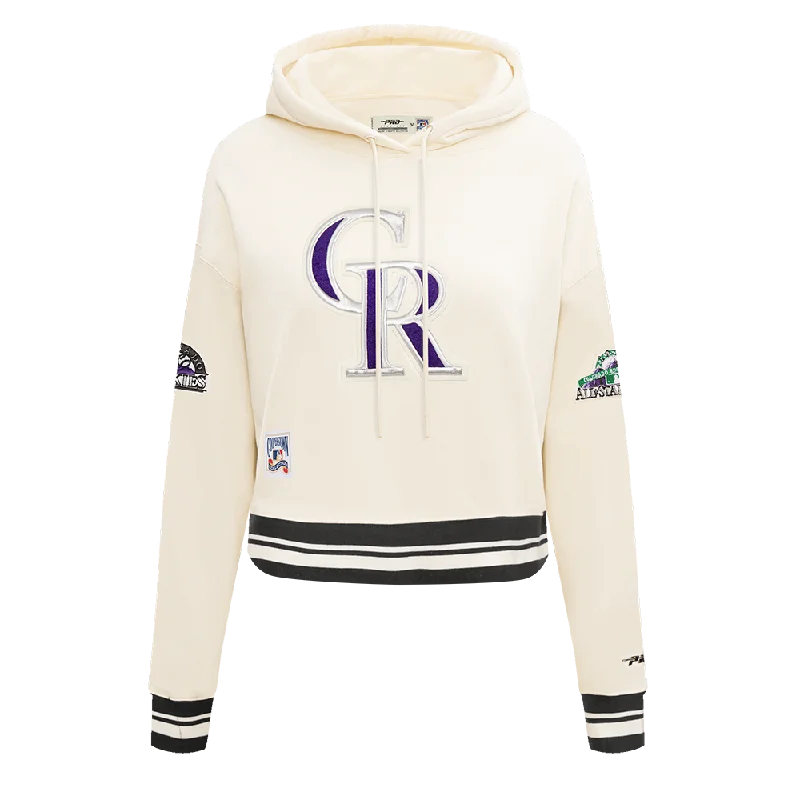 Special Discount SUDADERA CON GORRO MLB COLORADO ROCKIES RETRO CLASSICS PARA MUJER