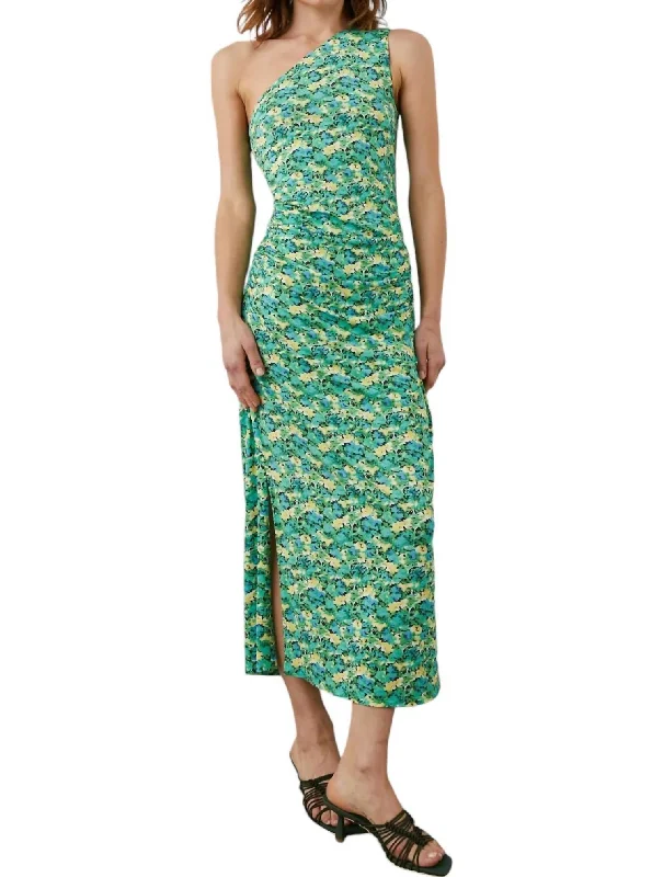 Clearance Event Mckayla Dress In Watercolor Ivy