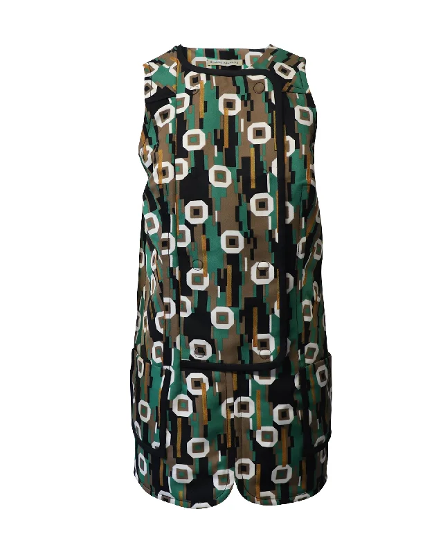 Lowest Price Balenciaga Printed Dress in Multicolour Polyester