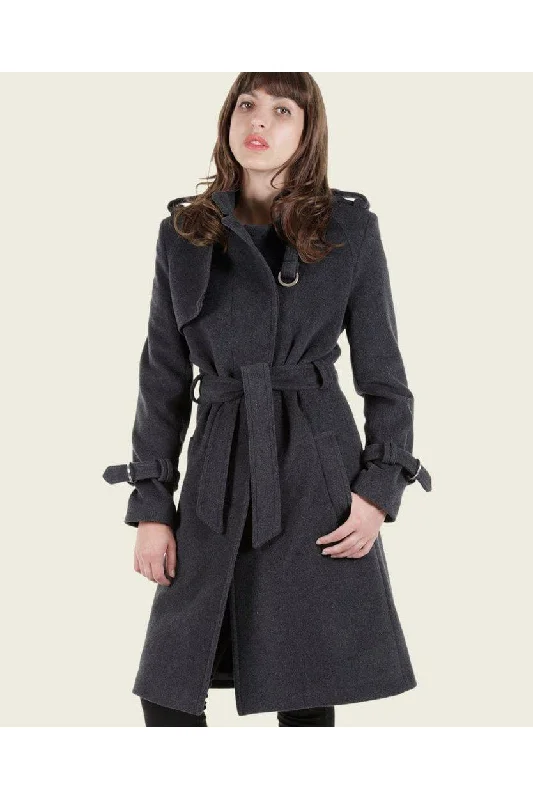 Price Rollback De La Creme Fashions Ventura Collarless Trench Coat