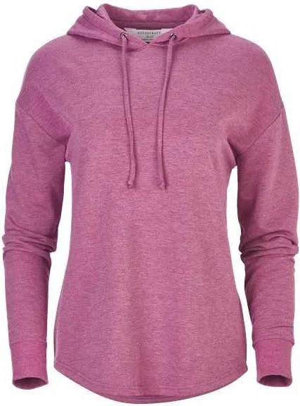 Today’s Deal Boxercraft BW5301 Women's Dream Fleece Hooded Pullover - Orchid Heather