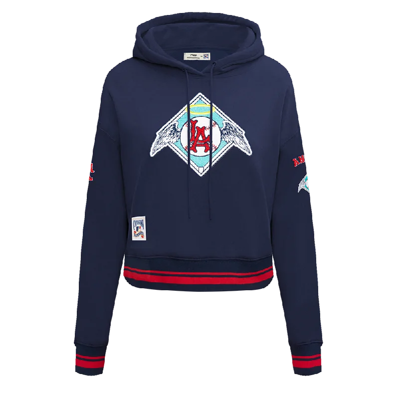 Special Discount SUDADERA CON GORRO MLB LOS ANGELES ANGELS RETRO CLASSICS PARA MUJER