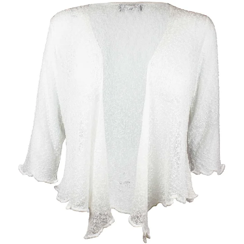 Crazy Deals Papa Fashions Women's Mesh Cardigan