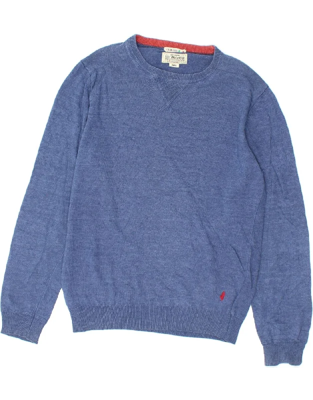 Major Savings MARLBORO CLASSICS Womens Boat Neck Jumper Sweater UK 18 XL Blue Cotton